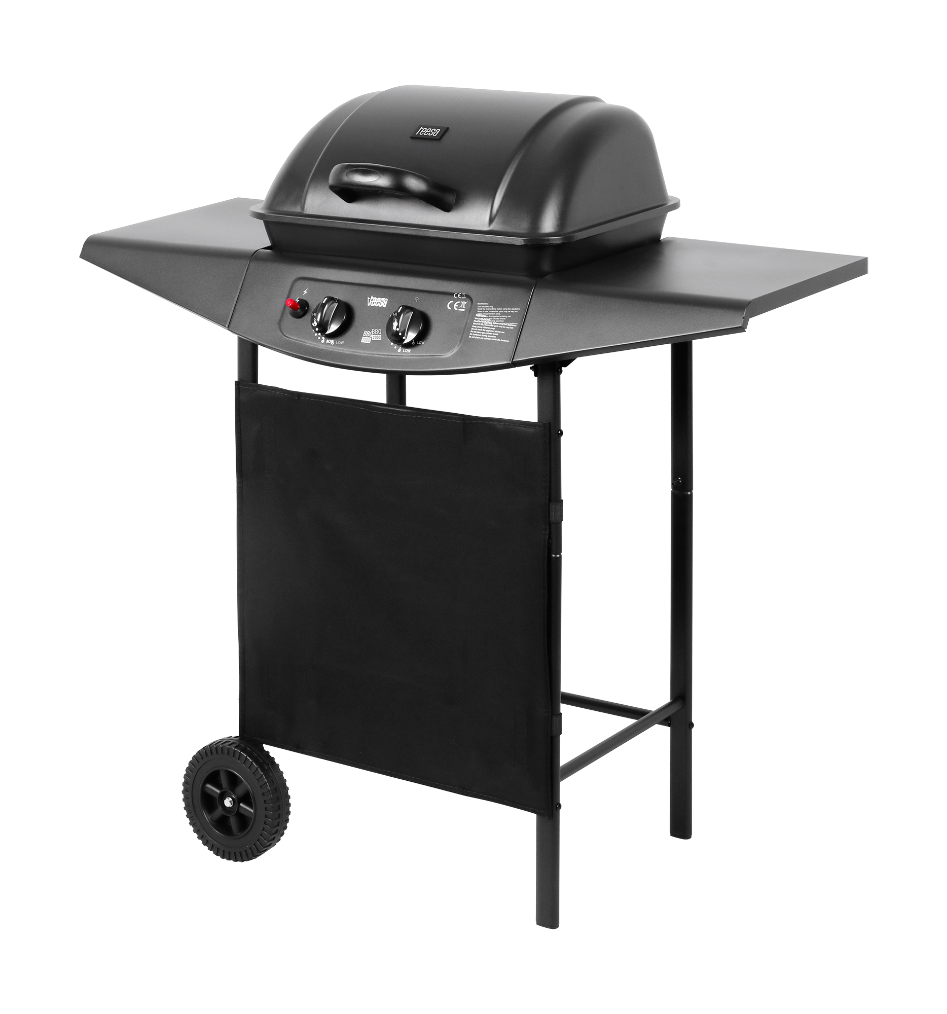 Teesa BBQ 2000 -kaasugrilli, 2 poltinta