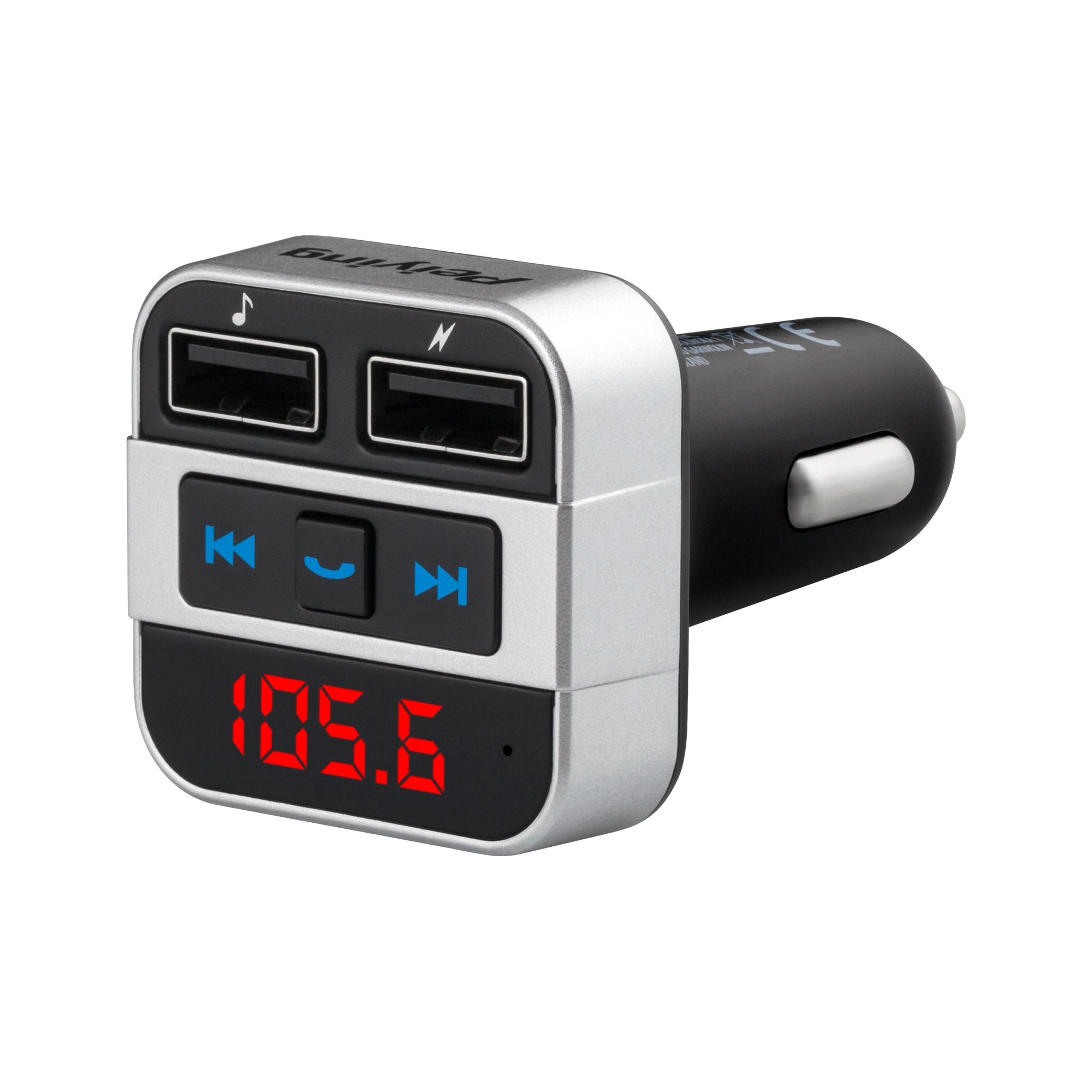 Auton FM-lähetin Bluetooth-toiminnolla (2× USB)