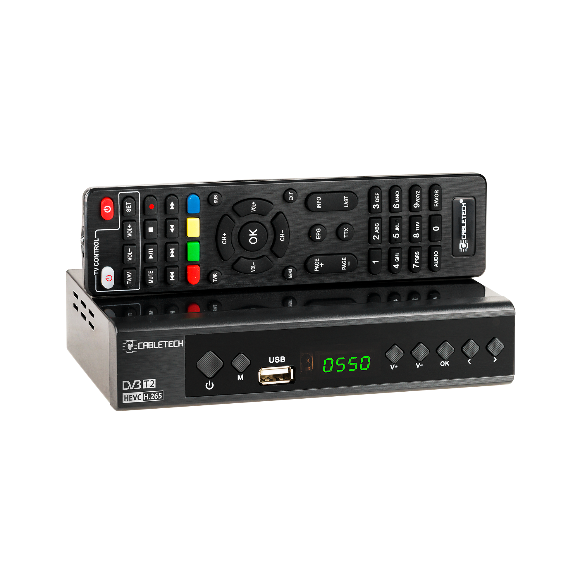 Cabletech URZ0336C – DVB-T2 H.265/HEVC -digitaalinen antenniverkon vastaanotin