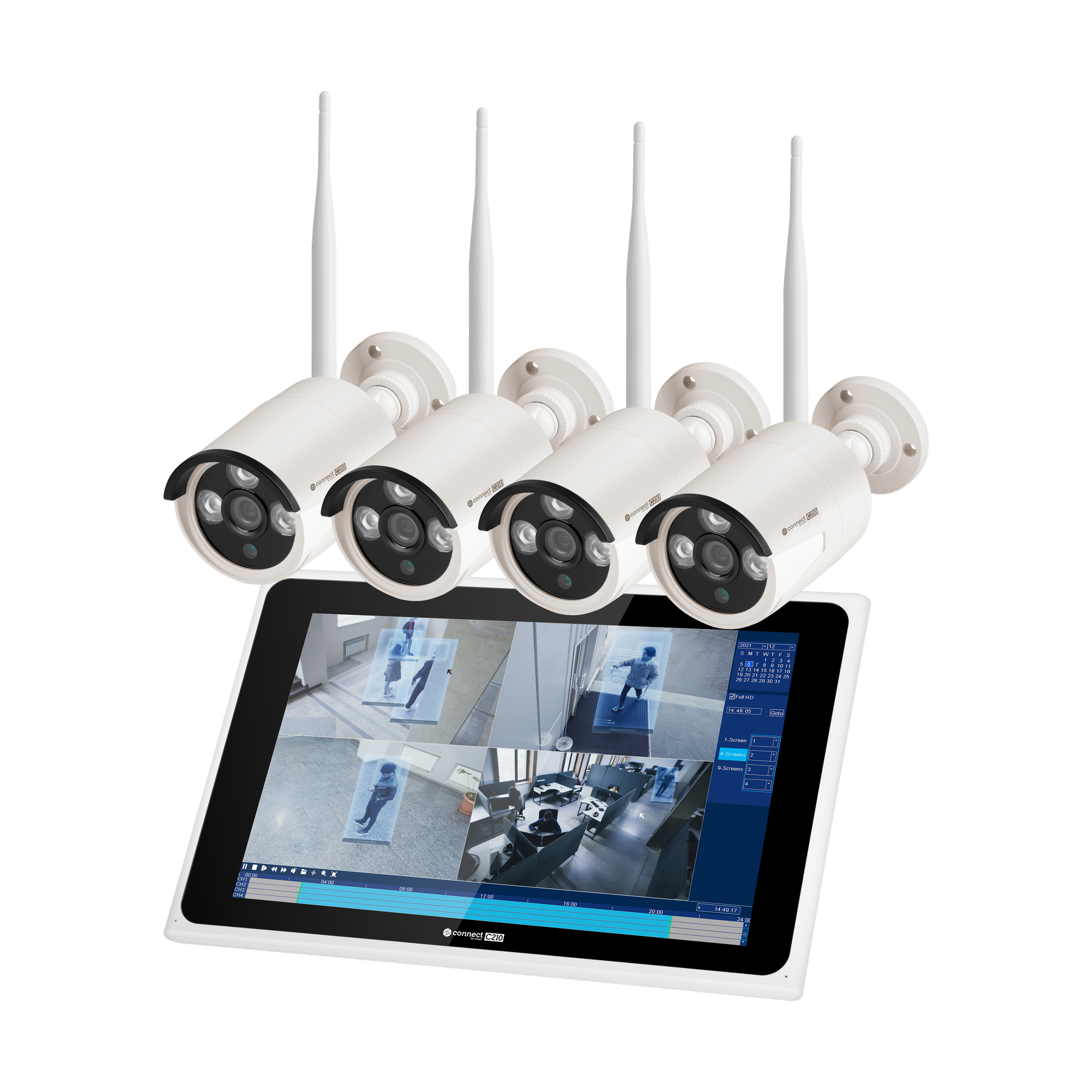 Kruger&Matz Connect C210 Tuya Wi-Fi-valvontakamerasarja