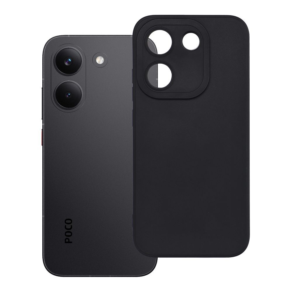Musta Matt 2.0 suojakuori Poco X8 Pro 5G -puhelimelle