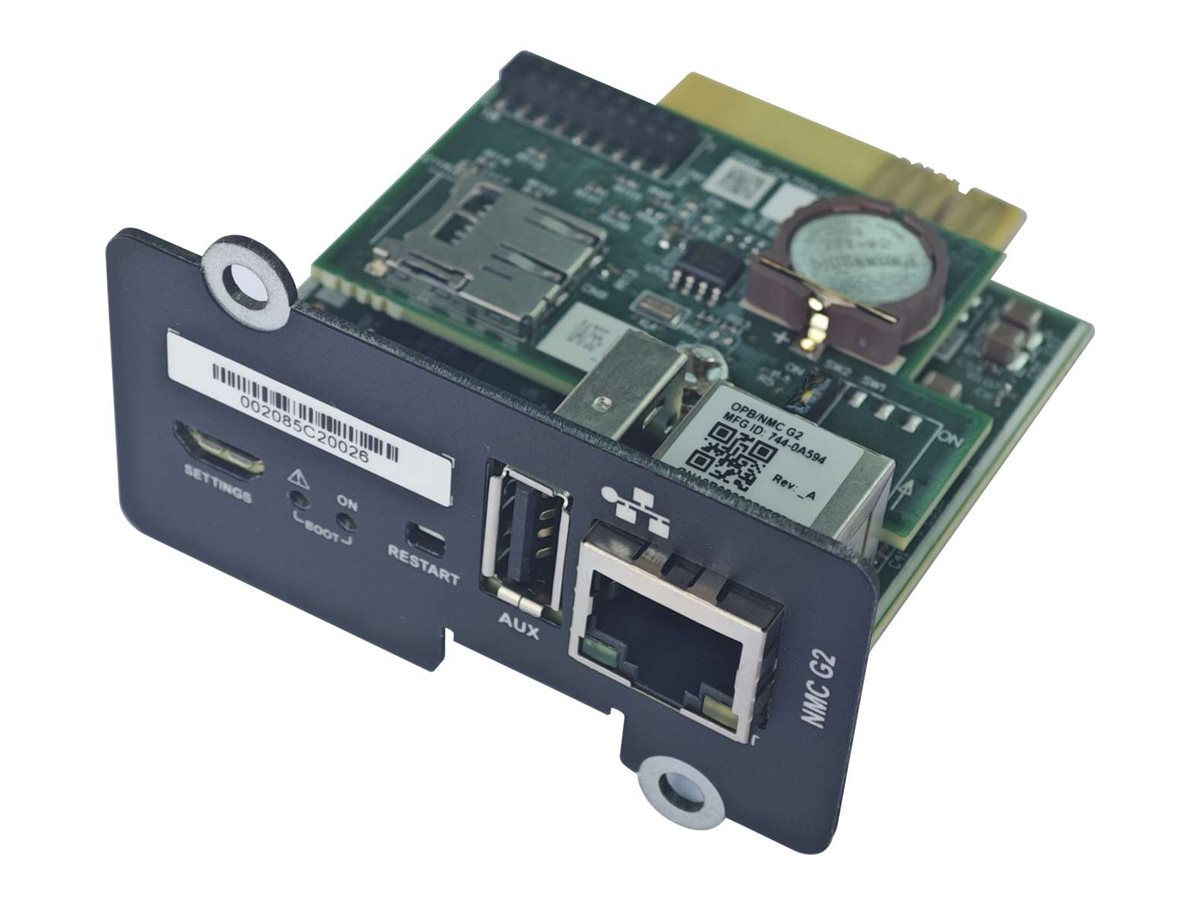 PowerWalker 1 Gb/s SNMP module – UPS-hallintamoduuli VFI 1000–3000 TGB/TGS -sarjalle (10131029)