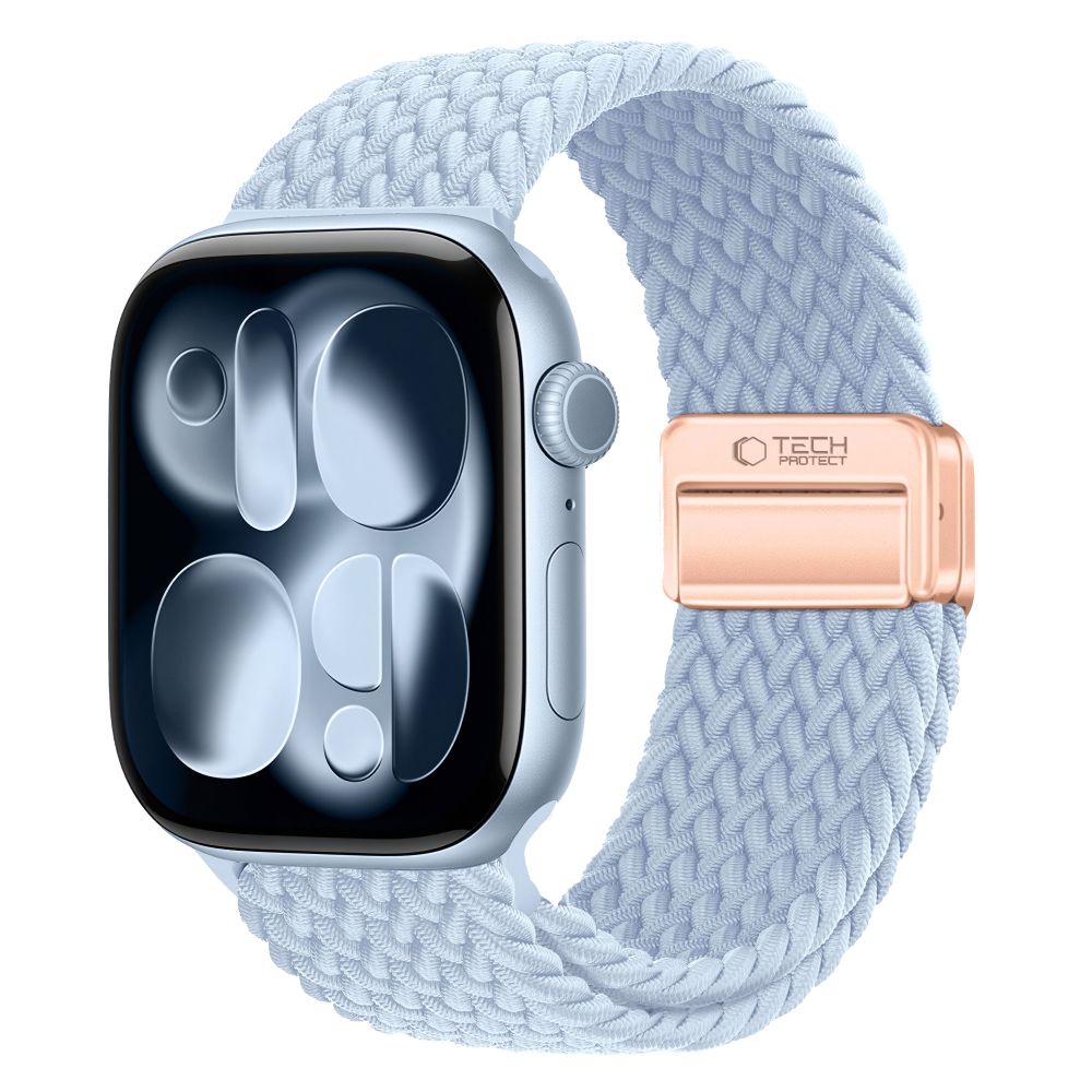 Tech-Protect NylonMag Hihna Apple Watch 4/5/6/7/8/9/SE (38/40/41 mm) vaaleansininen