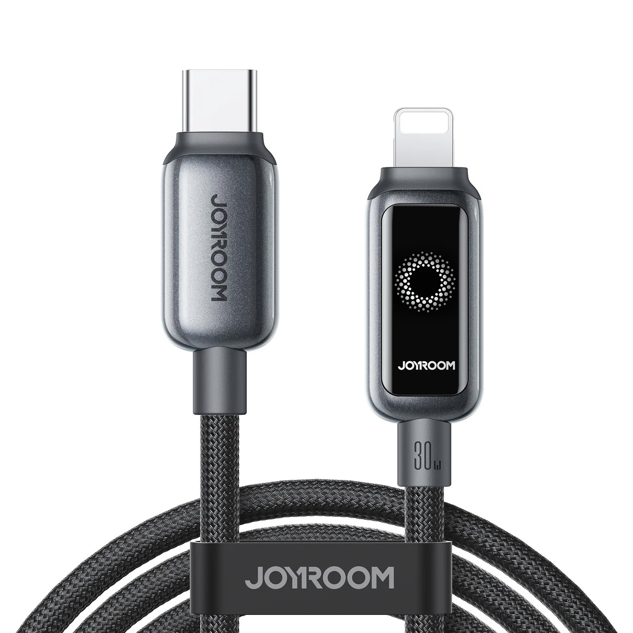 Joyroom S-A55 StarFlight USB-C–Lightning-kaapeli, 30 W, 1,2 m, musta