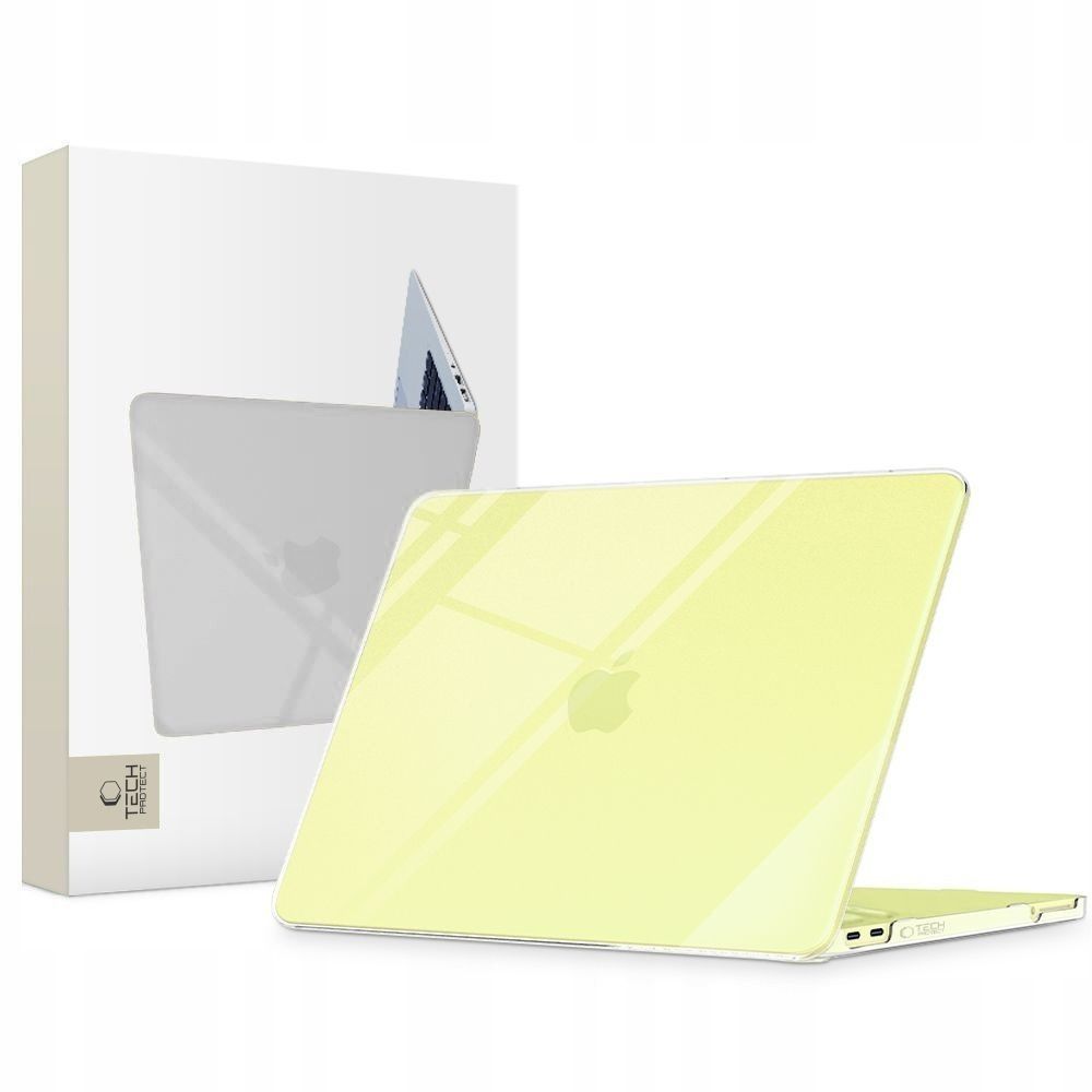 Tech-Protect SmartShell -kotelo MacBook Neo 13:lle, läpinäkyvä