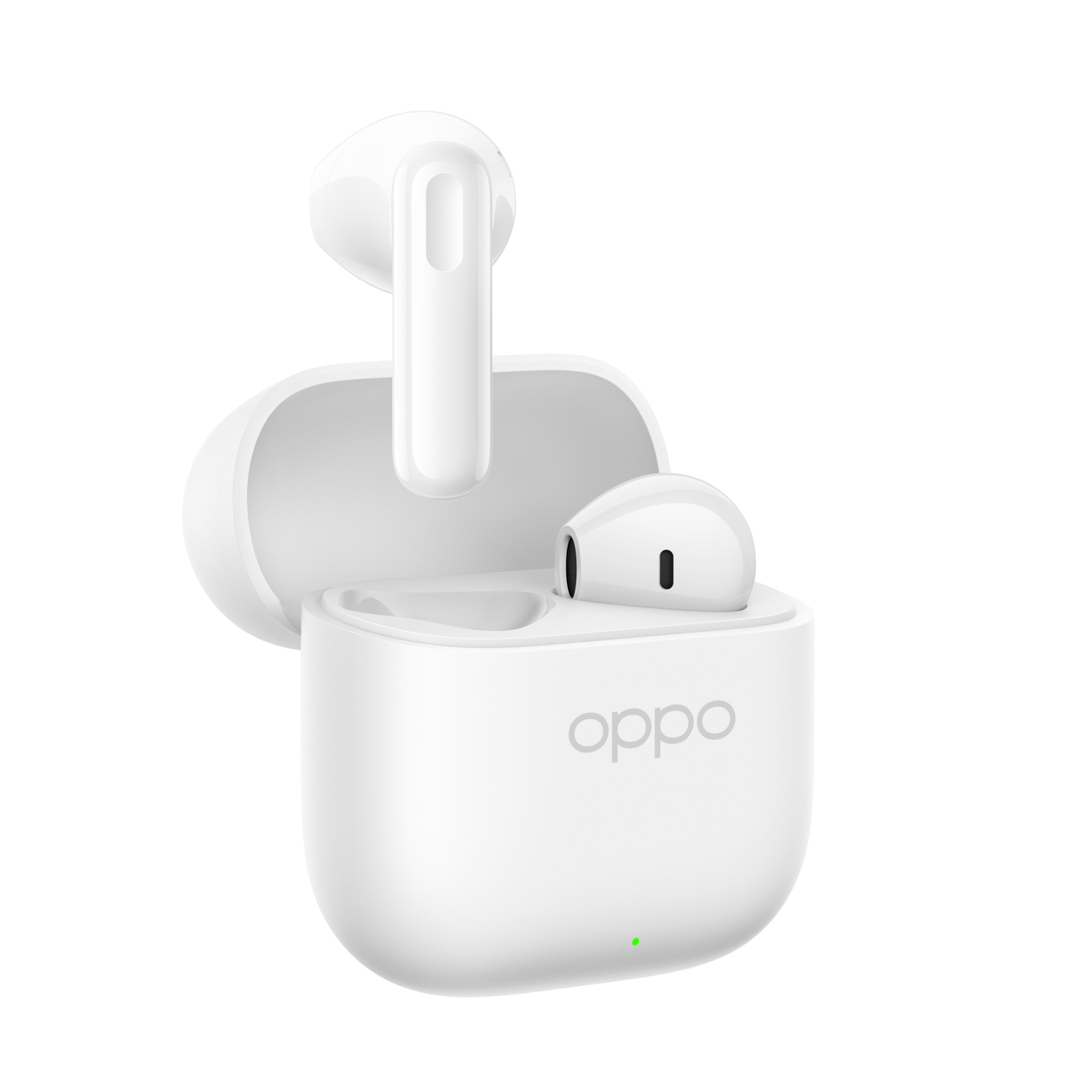 OPPO täysin langattomat kuulokkeet Enco Buds3 Bluetooth, korvansisäiset, mikrofoni, lumivalkoinen, langaton