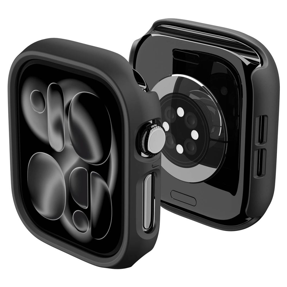 Spigen Thin Fit -suojakuori laitteelle Apple Watch 46 mm – musta