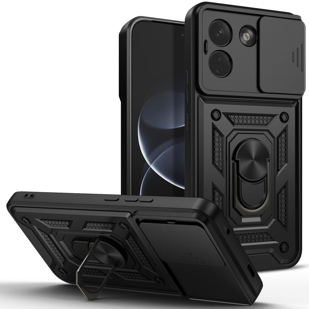Tech-Protect CamShield Pro -suojakuori laitteelle Xiaomi Redmi Note 17 Pro Max 5G – musta