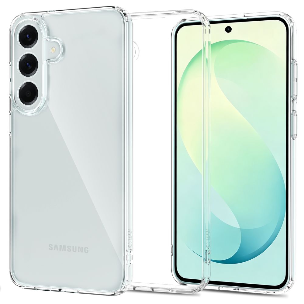 Tech-Protect FlexAir Hybrid -suojakuori laitteelle Samsung Galaxy S26 FE – läpinäkyvä