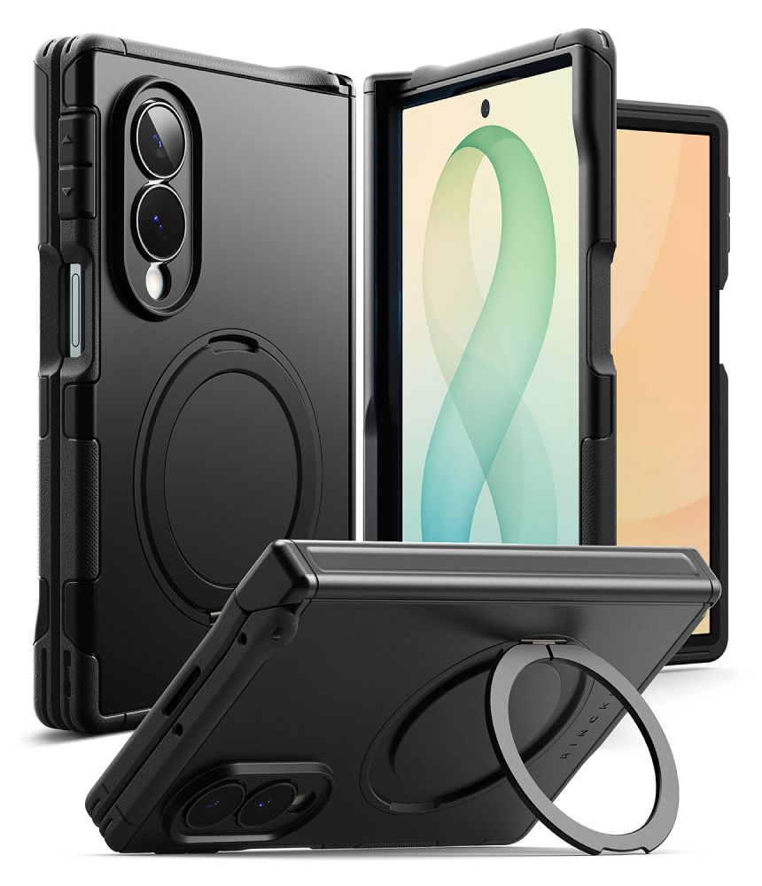Ringke Alles MagSafe  Samsung Galaxy Z Fold 8 kuori, musta