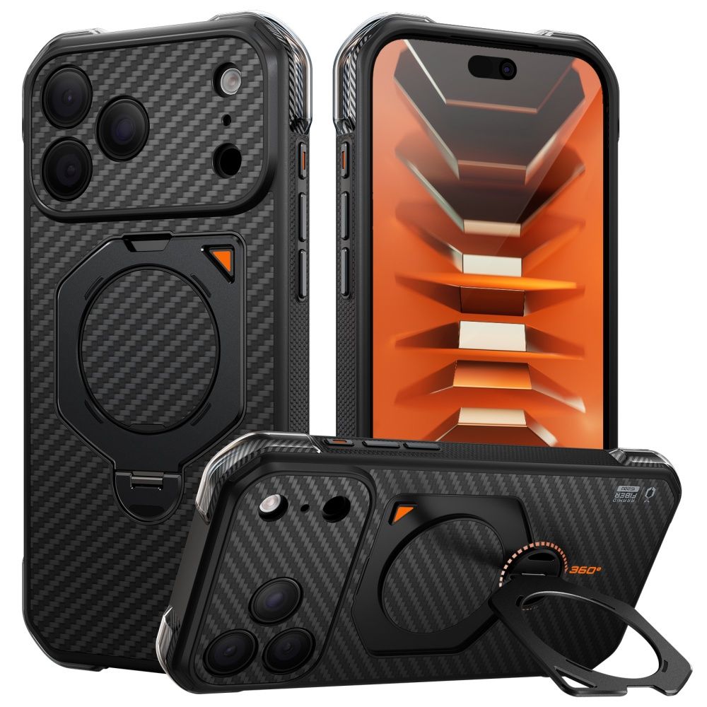 Supcase UB Aero MagSafe Aramid  iPhone 18 Pro Max / 17 Pro Max kuori, musta