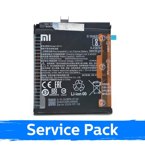 Xiaomi Mi 9T BP41 -akku (huoltopakkaus)