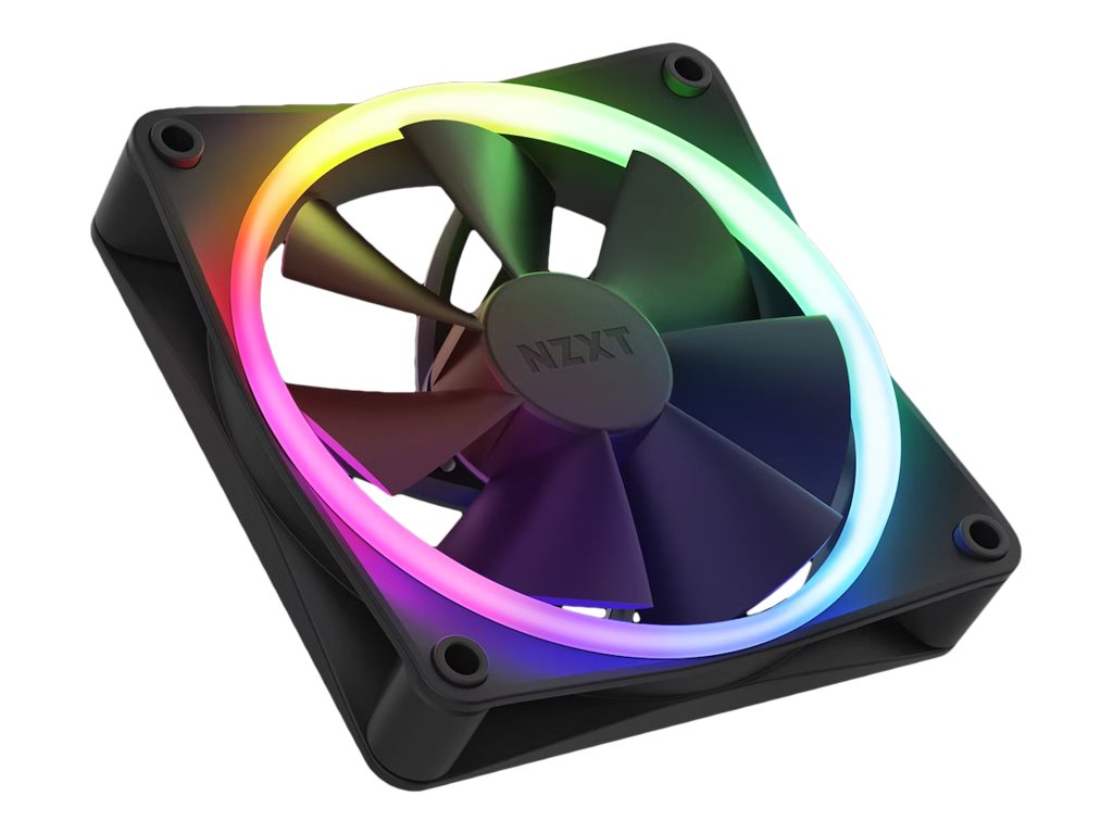 NZXT F120 RGB – kolmen 120 mm tuulettimen pakkaus, musta (RF-R12TF-B1)