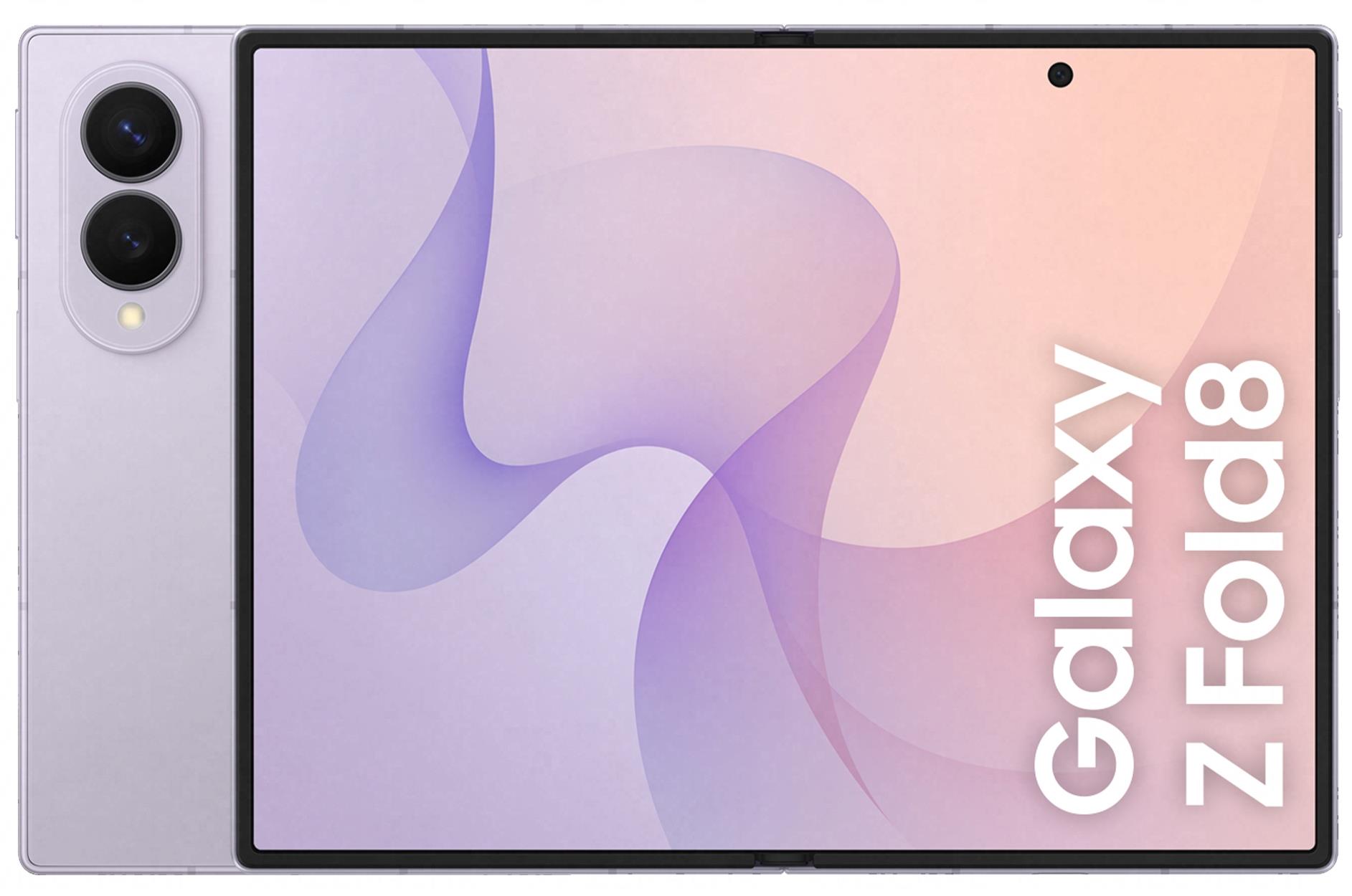 SAMSUNG Galaxy Fold8 -älypuhelin, 256 GB, laventelinvärinen, SM-F971B