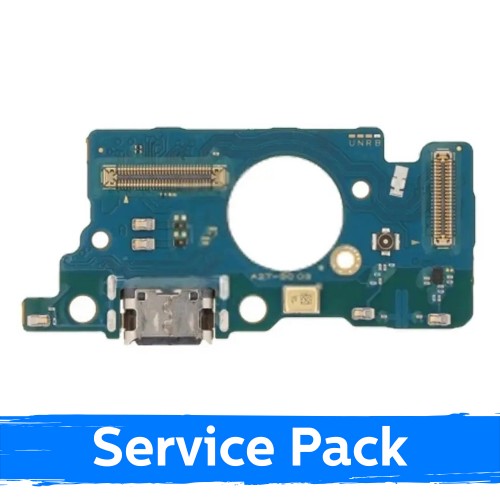 Latausliitin puhelimelle Samsung A276 A27 5G, taipuisa kaapeli, Plata (Service Pack)