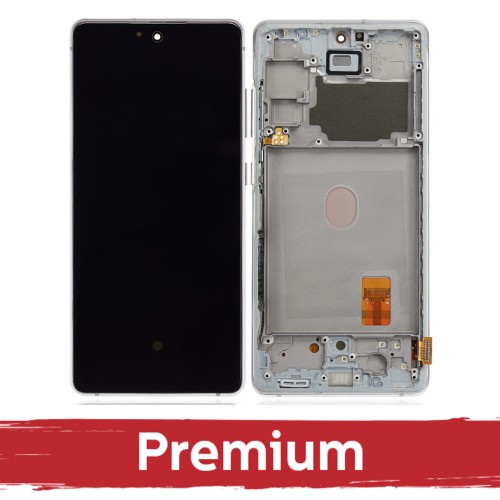 LCD-näyttö mallille Samsung G780 S20 FE (G781 S20 FE 5G), kehyksellä, Cloud Mint (OEM)