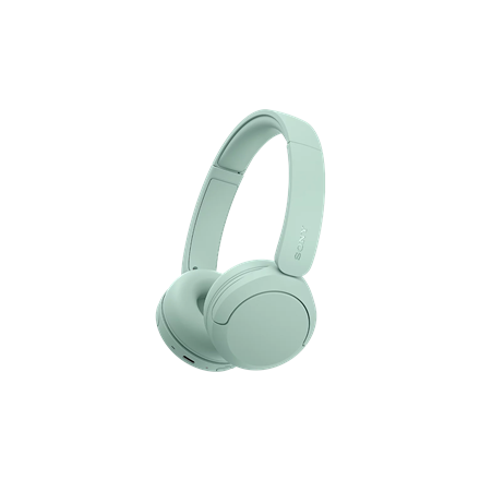 Mintunväriset korvan päälle asetettavat Sony WH-CH530 Bluetooth -kuulokkeet mikrofonilla ja melunvaimennuksella