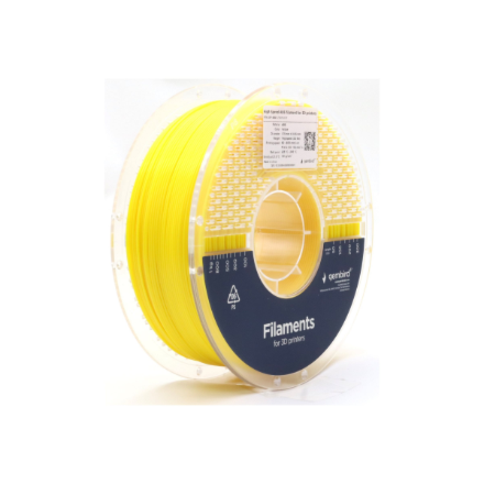 Keltainen Flashforge High Speed ABS -3D-tulostusfilamentti, 1,75 mm, 1 kg, 3DP-ABS1.75HY-01-Y