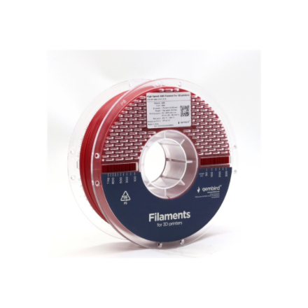 Punainen Flashforge High Speed ABS -3D-tulostusfilamentti, 1,75 mm, 1 kg, 3DP-ABS1.75HY-01-R