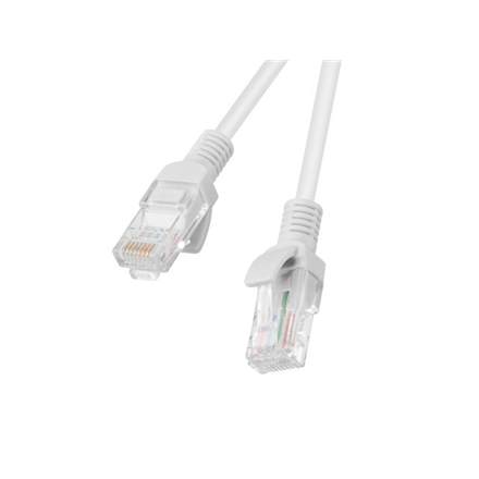 Lanberg PCU5-20CC-0150-S Cat 5e UTP RJ45 -verkkokaapeli, 1,5 m, harmaa, 10 kpl:n pakkaus