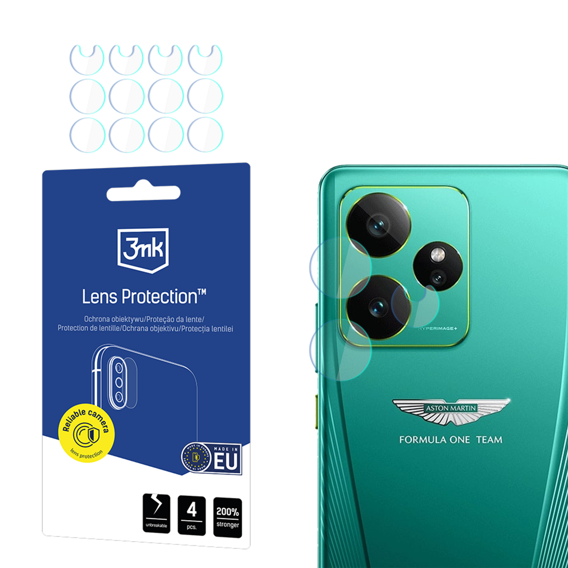 Realme GT 7 Aston Martin – 3mk Lens Protection – kameran linssien suoja