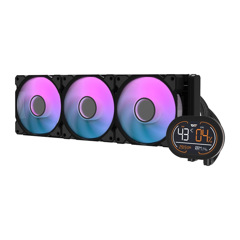 Darkflash DH360D v2 -prosessorijäähdytin (musta)