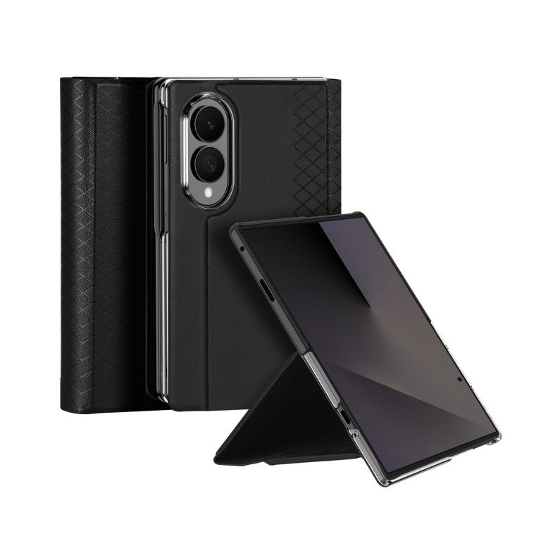 Musta Dux Ducis Bril -kuori Samsung F971 Z Fold8 -puhelimelle