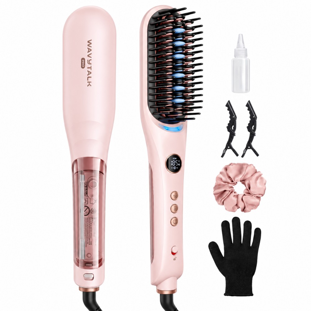 Thermal Brush Wavytalk SteamBrush Pro pink