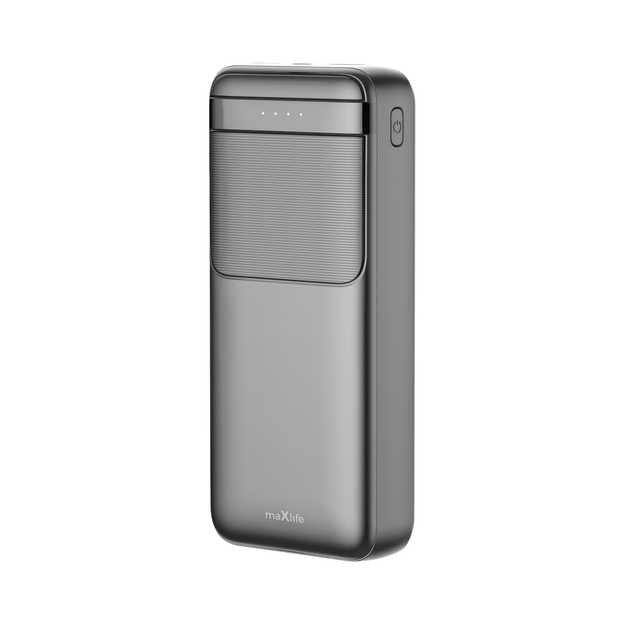 Musta Maxlife MXPB-09 -varavirtalähde, QC, PD, 65 W, 20 000 mAh