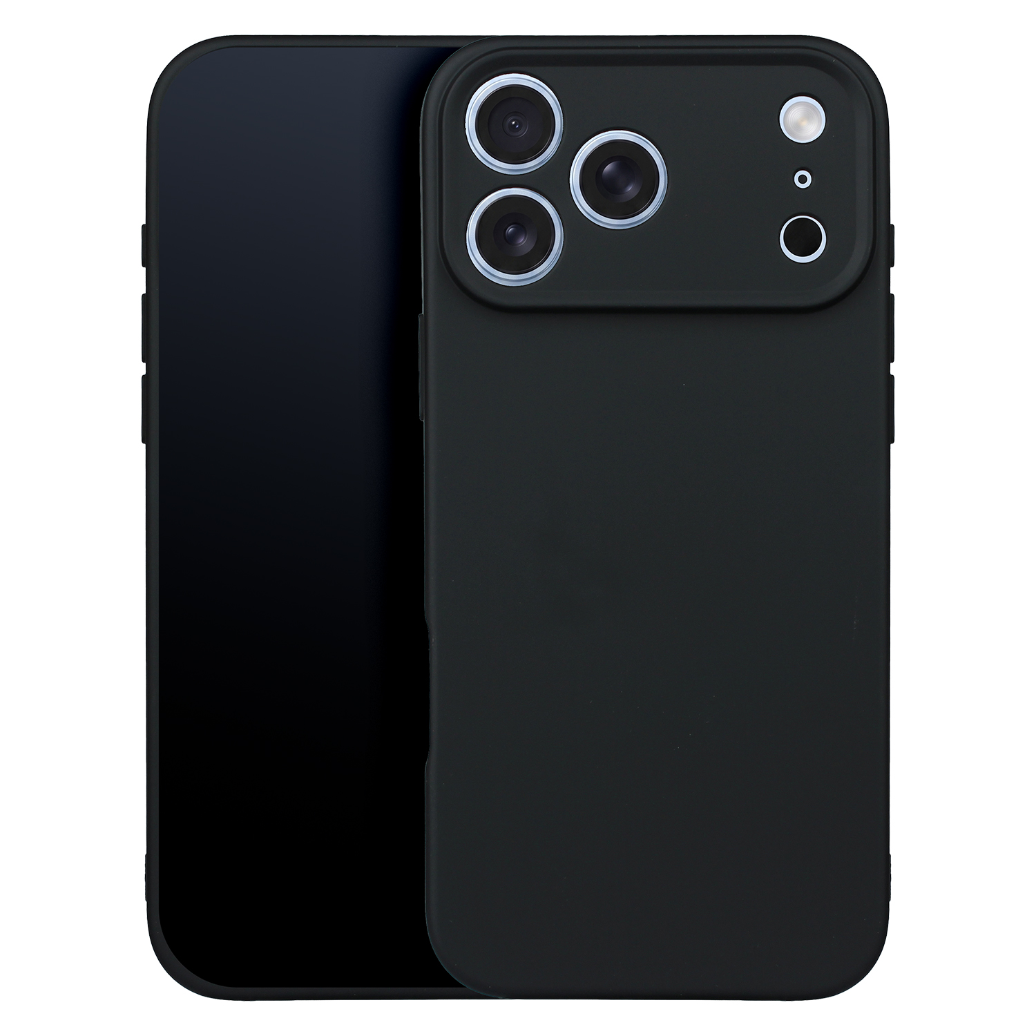 Musta TFO Silicon Box -suojakuori – Apple iPhone 17 Pro- ja iPhone 18 Pro -puhelimille