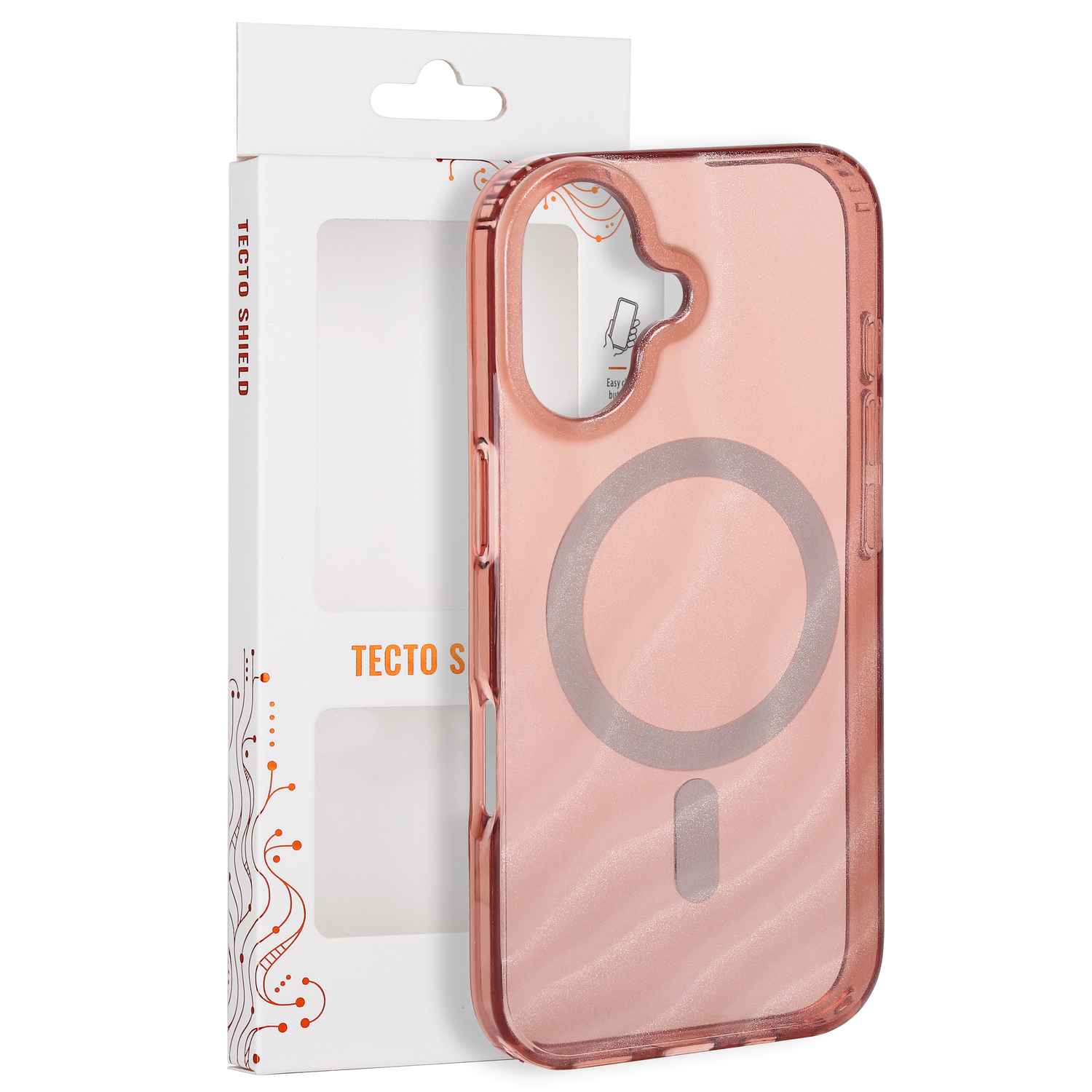 Tecto Shield Desert Mag -suojakuori mallille iPhone 17 6,3", terrakotanvärinen