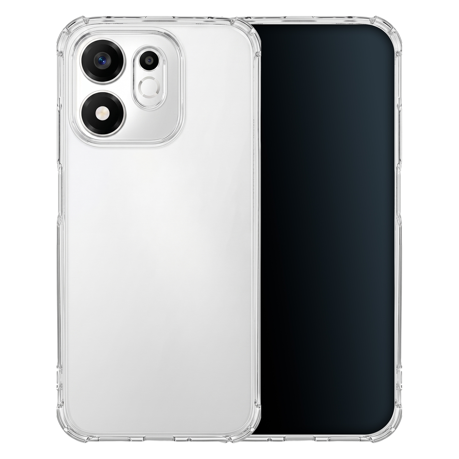 läpinäkyvä iskunkestävä 1,5 mm -suojakuori Honor 600 Smart -laitteelle