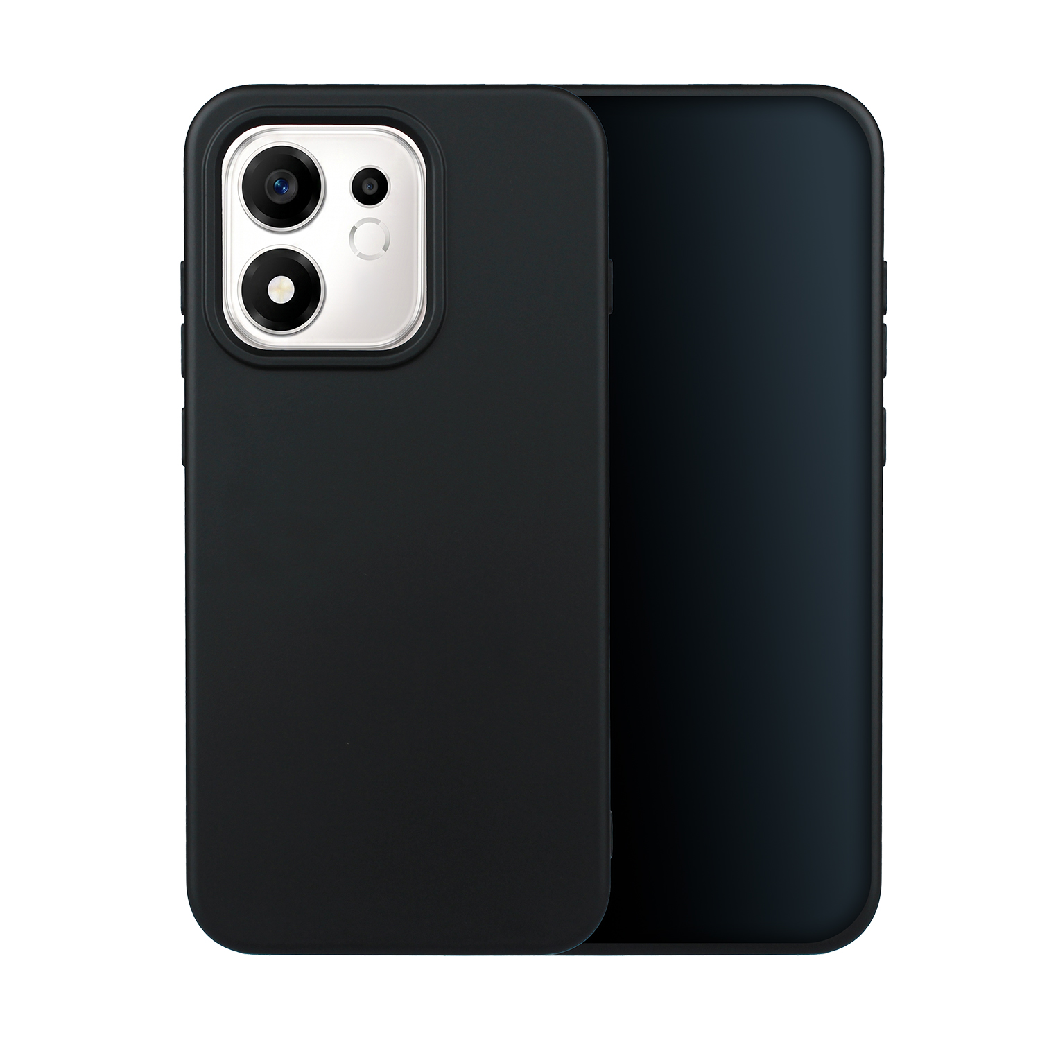 Silikonisuojakuori mallille Oppo Reno 16 5G (Global), musta