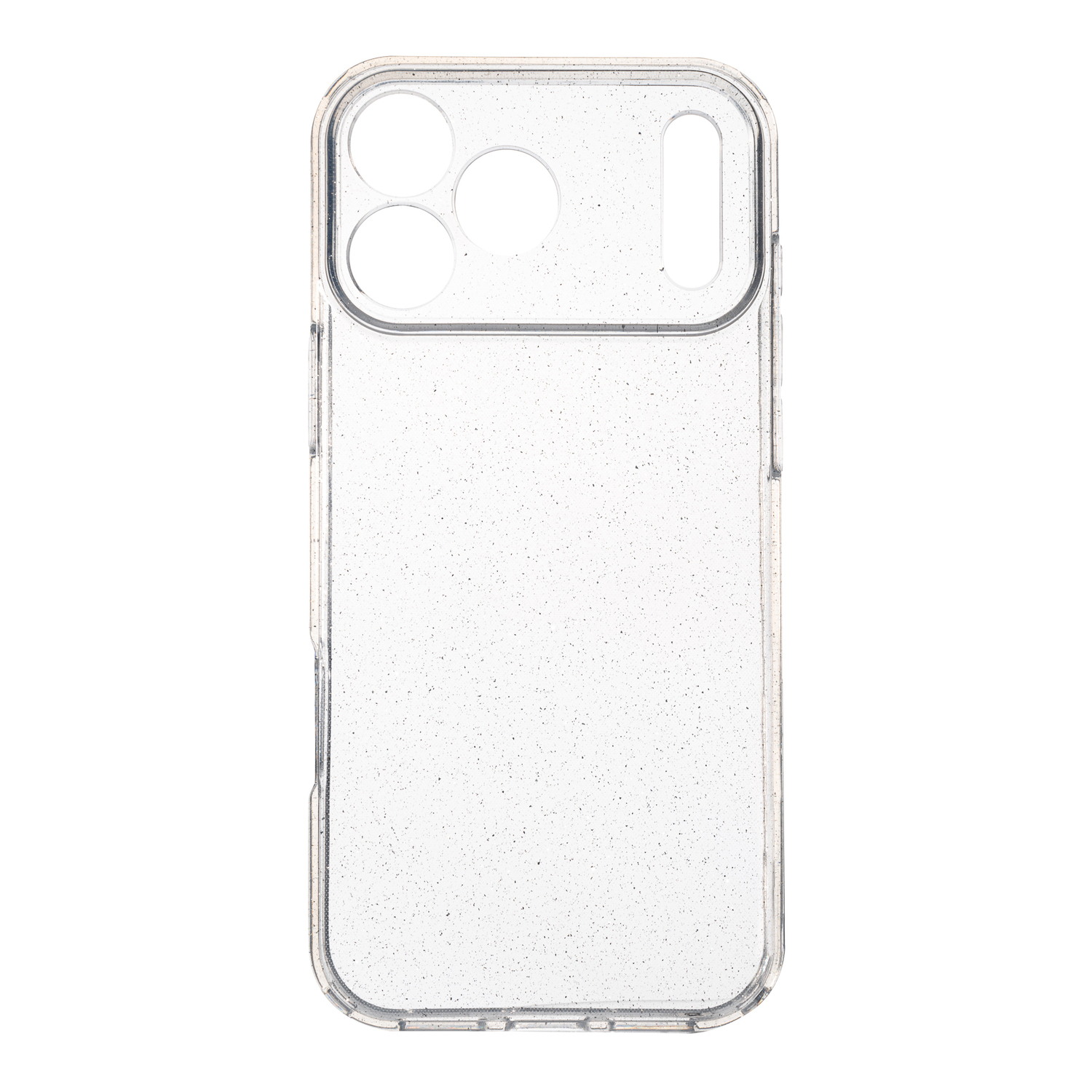 Läpinäkyvä TFO Shine 2 mm:n kimallekuori – Apple iPhone 17 Pro- ja iPhone 18 Pro -puhelimille