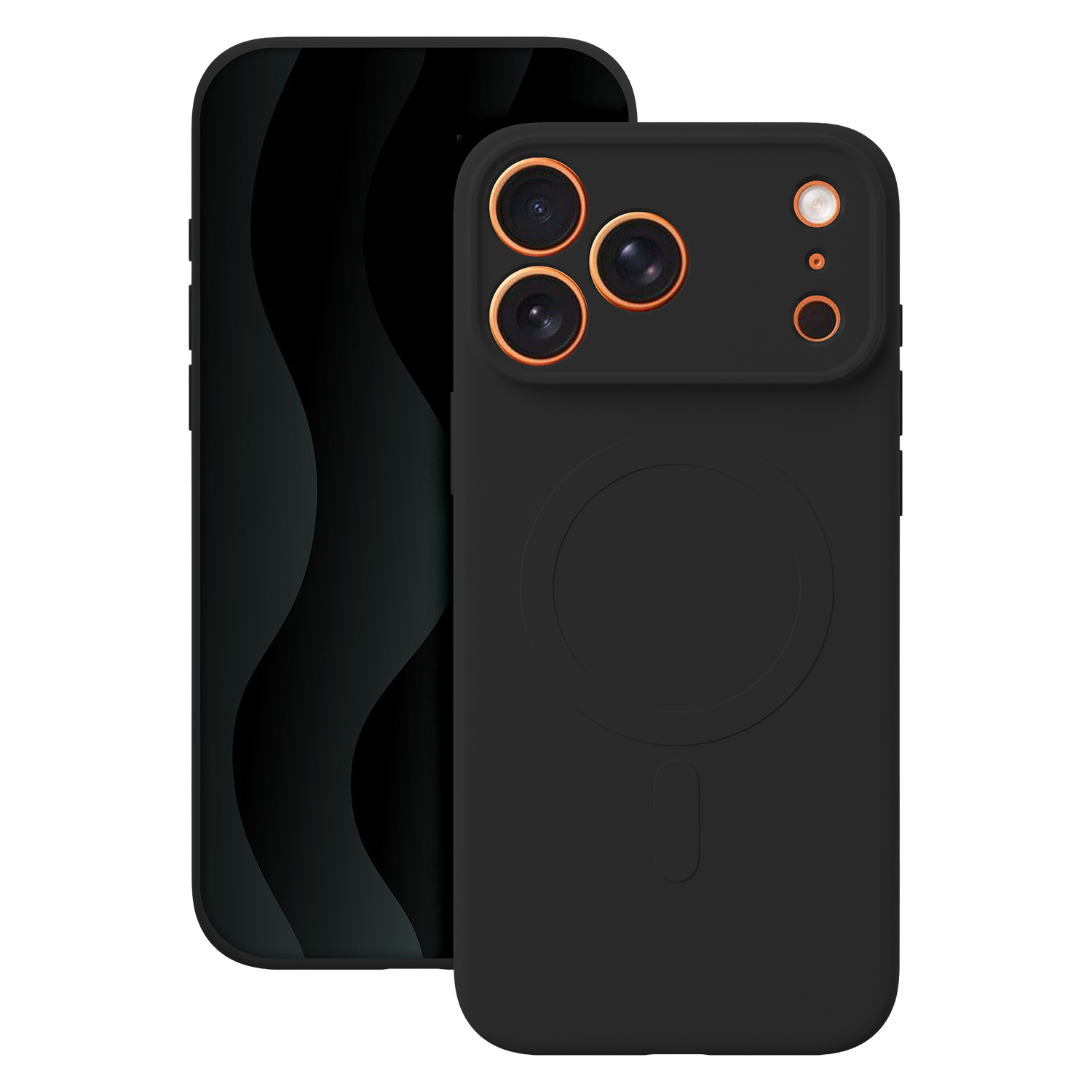 Simple Color Mag -suojakuori iPhone 17 Pro 6,3" / iPhone 18 Pro 6,3" -malleille, musta