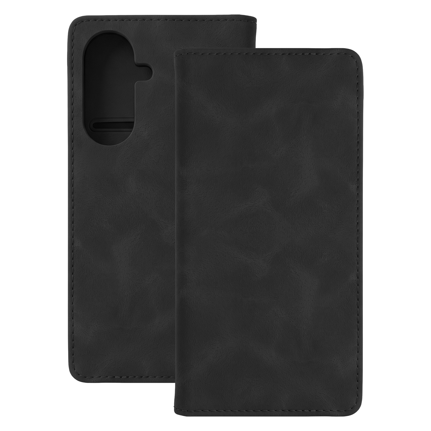 musta Smart Suede -suojakuori Samsung Galaxy A27 5G -laitteelle