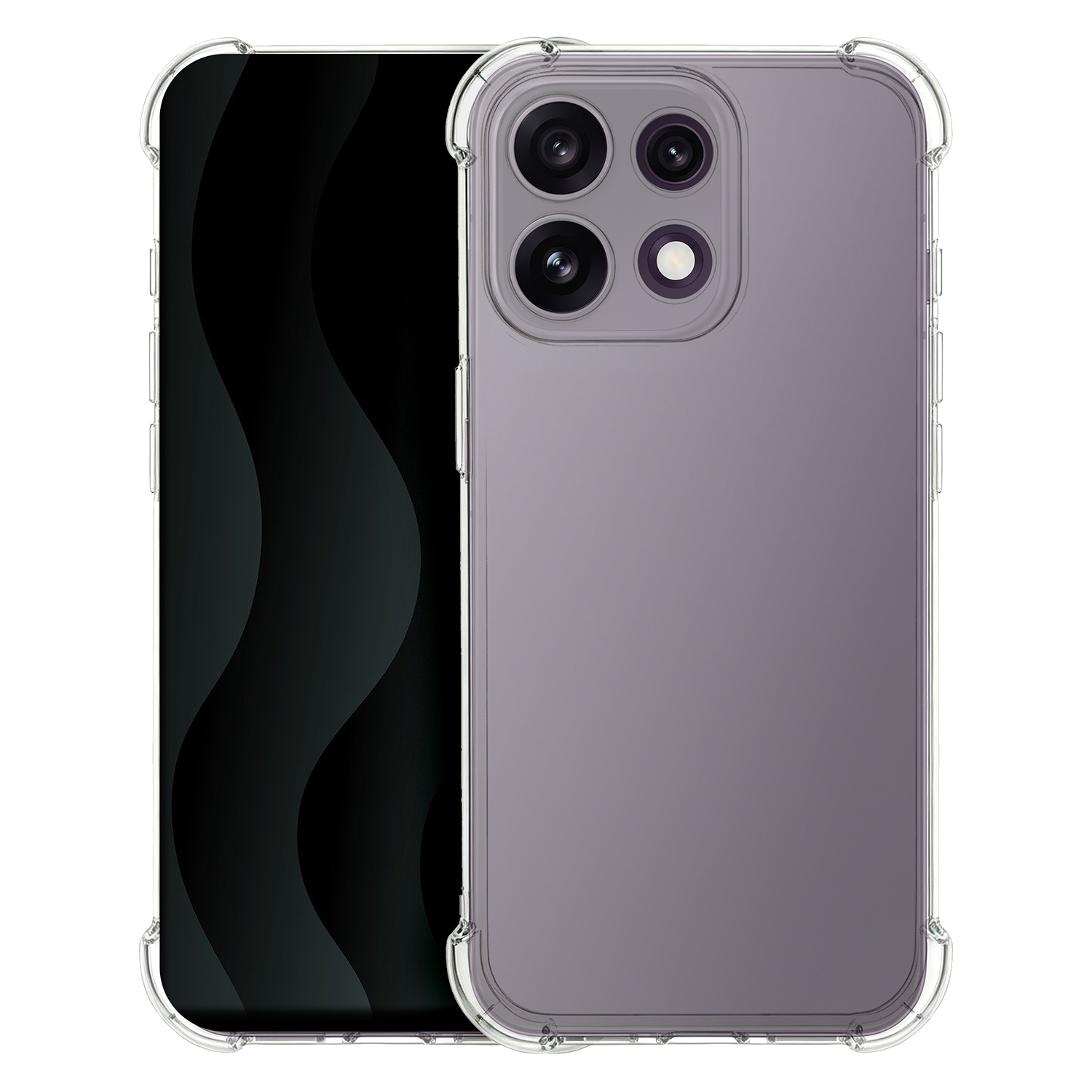 Anti Shock 1,5 mm -suojakuori mallille Oppo Reno 16 Pro 5G (Global), läpinäkyvä