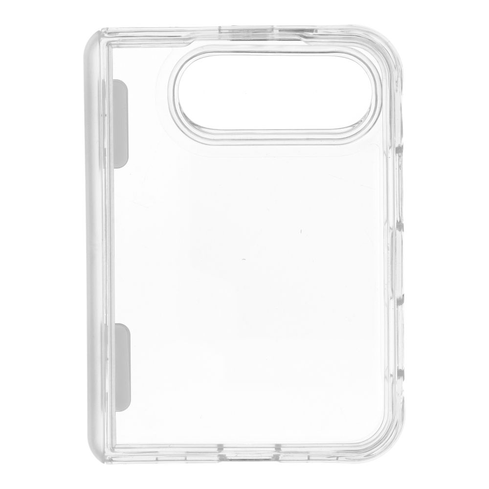 Läpinäkyvä Forcell F-Protect 4sD-i Clear 2.5 mm Premium Hinge suojakuori iPhone Duo -puhelimelle