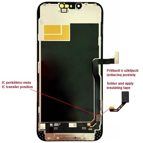 LTPO Soft OLED -näyttö iPhone 13 Pro Max -puhelimeen, 120 Hz