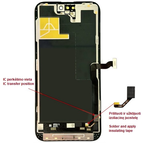 LTPO Soft OLED -näyttö iPhone 14 Pro Max -puhelimeen, 120 Hz