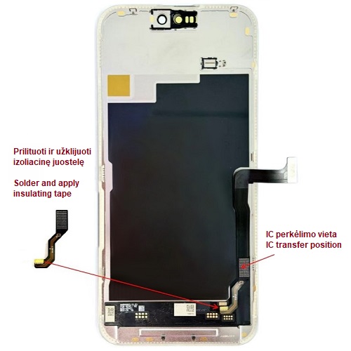 LTPO Soft OLED -näyttö iPhone 15 Pro Max -puhelimeen, 120 Hz