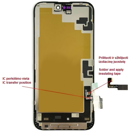 LTPO Soft OLED -näyttö iPhone 16 Plus -puhelimeen, 60 Hz