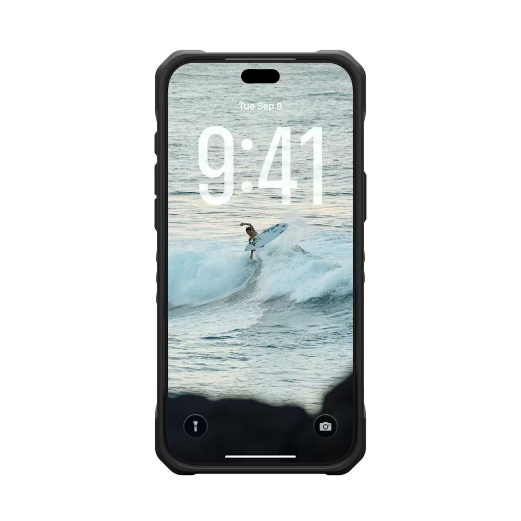 Musta UAG Urban Armor Gear Pathfinder suojakuori IPHONE 18 Pro Max/17 Pro Max -puhelimelle, MagSafe-yhteensopiva