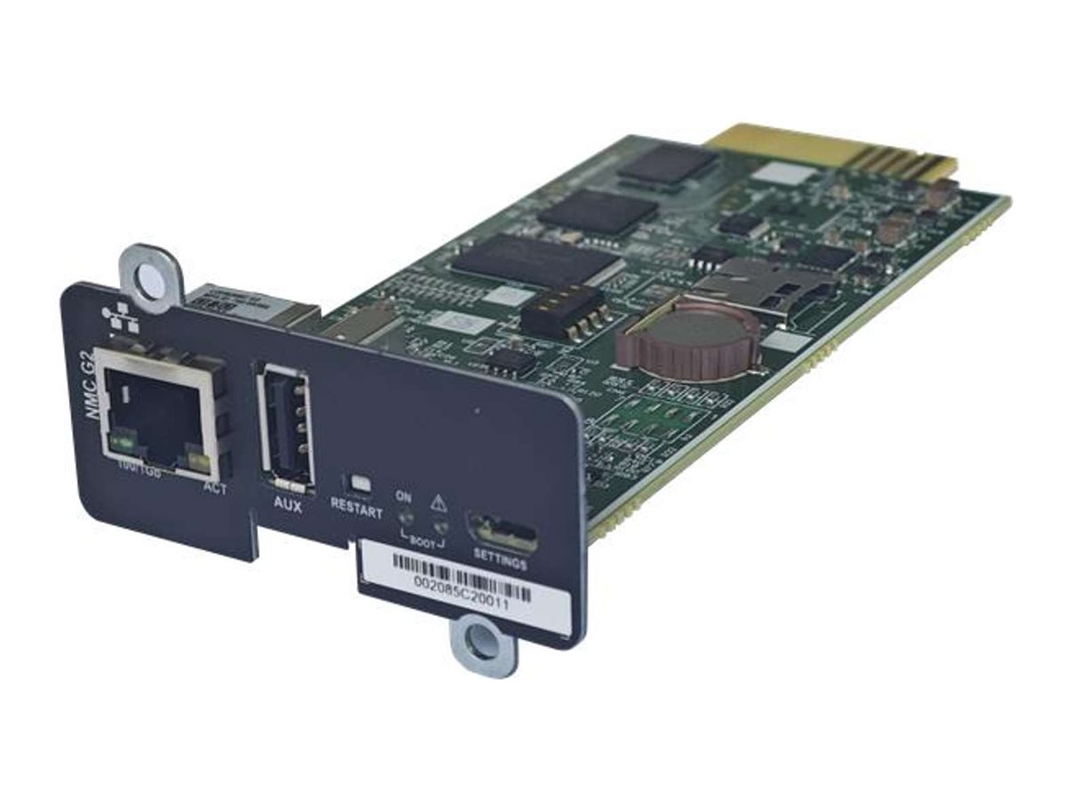PowerWalker 1 Gb/s SNMP module – UPS-hallintamoduuli RT/RTG/IOT PF1 6–10 kVA TGB/TGS -sarjoille (10131028)