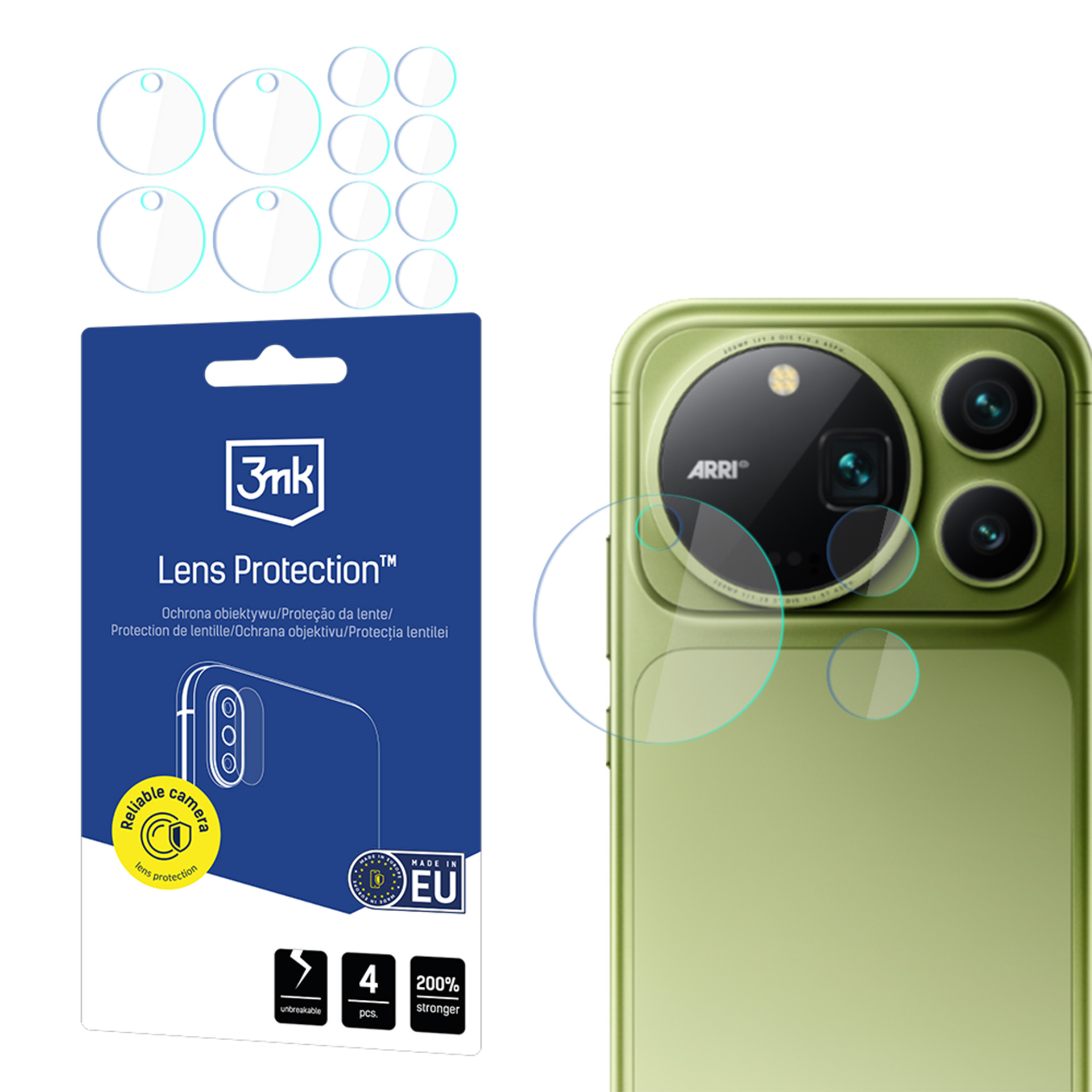 3mk Lens Protection -kamerasuoja Honor Magic9 Pro Max -puhelimelle
