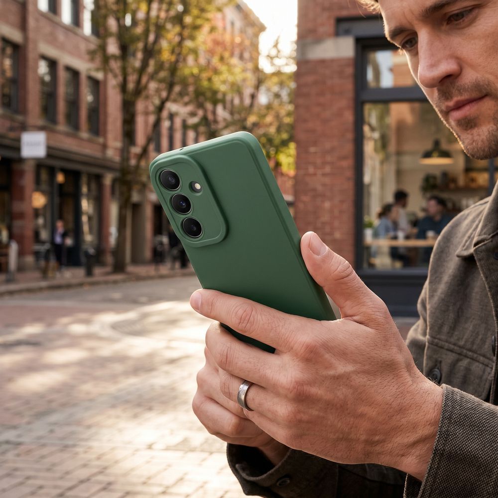 Tummanvihreä Matt 2.0 suojakuori Poco X8 Pro Max 5G -puhelimelle