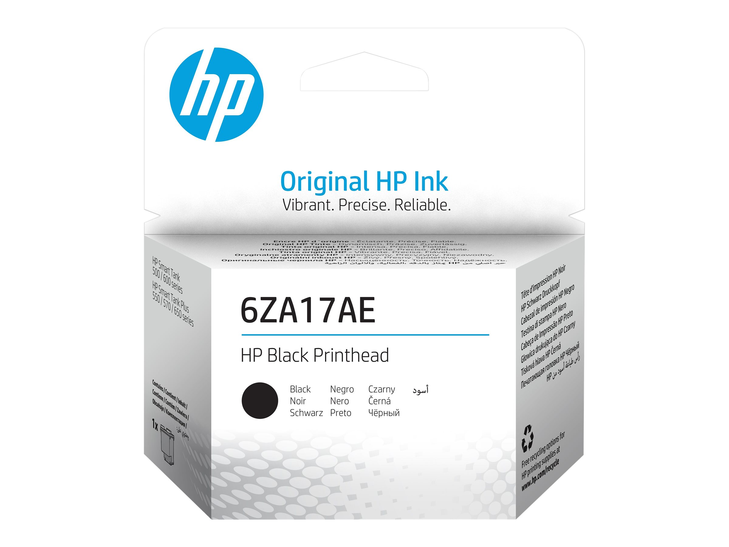 HP 6ZA17AE musta tulostuspää