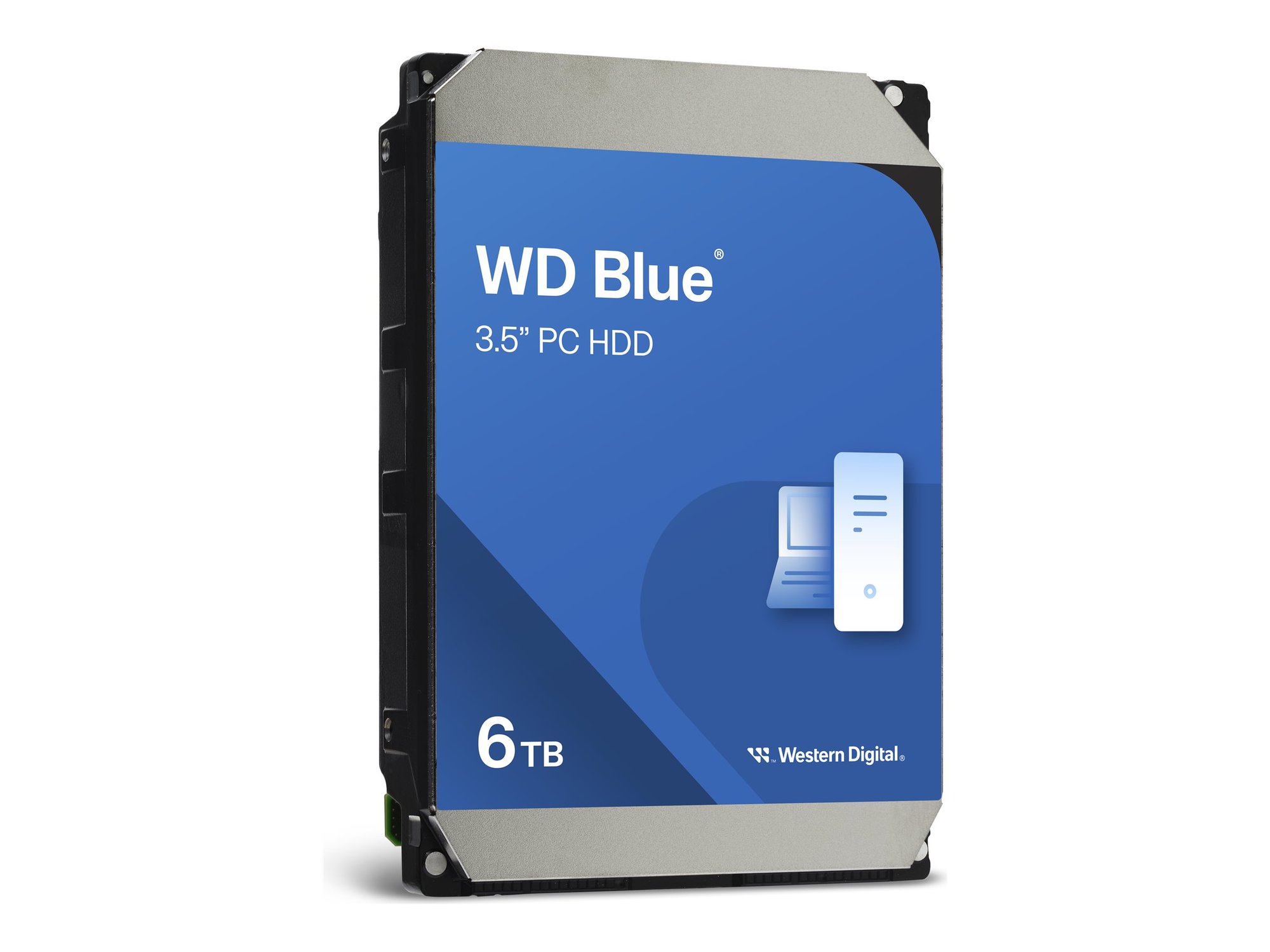 Western Digital Blue WD60EZAX – 6 Tt:n 3,5 tuuman PC-kiintolevy, SATA 6 Gb/s (WD60EZAX)