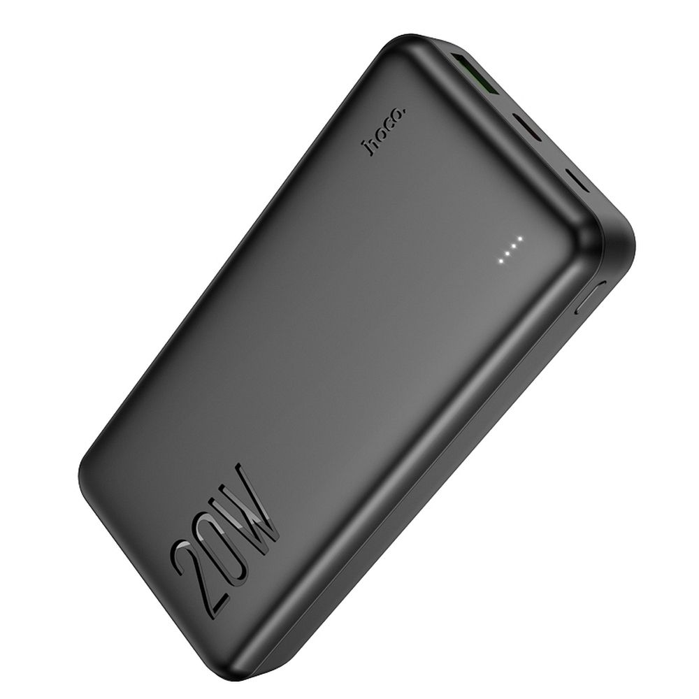Hoco J87A varavirtalähde USB-C PD 20W+QC 3.0 20000 mAh musta