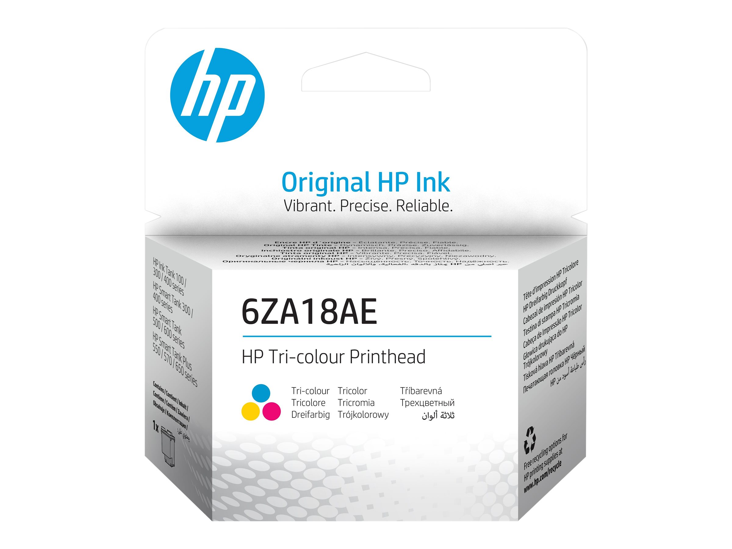 HP kolmivärinen tulostuspää (6ZA18AE)